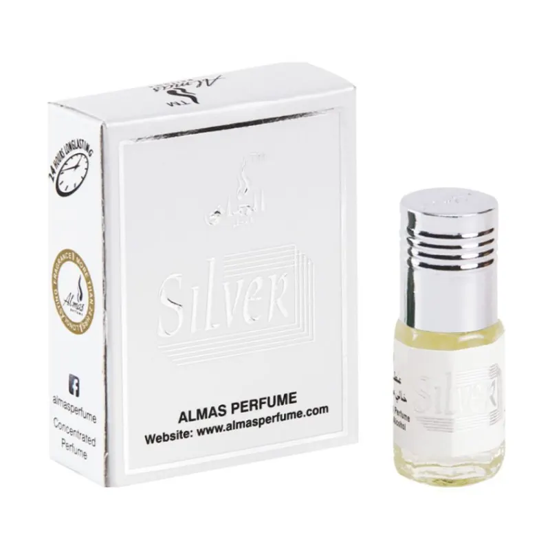 Almas Silver Attar Roll-On 3Ml