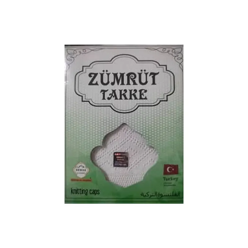 Topi Zumrut Free Size White 1N 30
