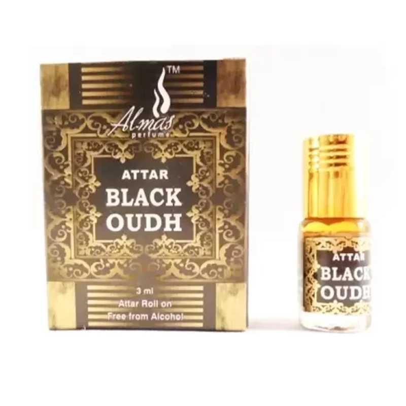 Almas Black Oudh Atter Roll On 3Ml