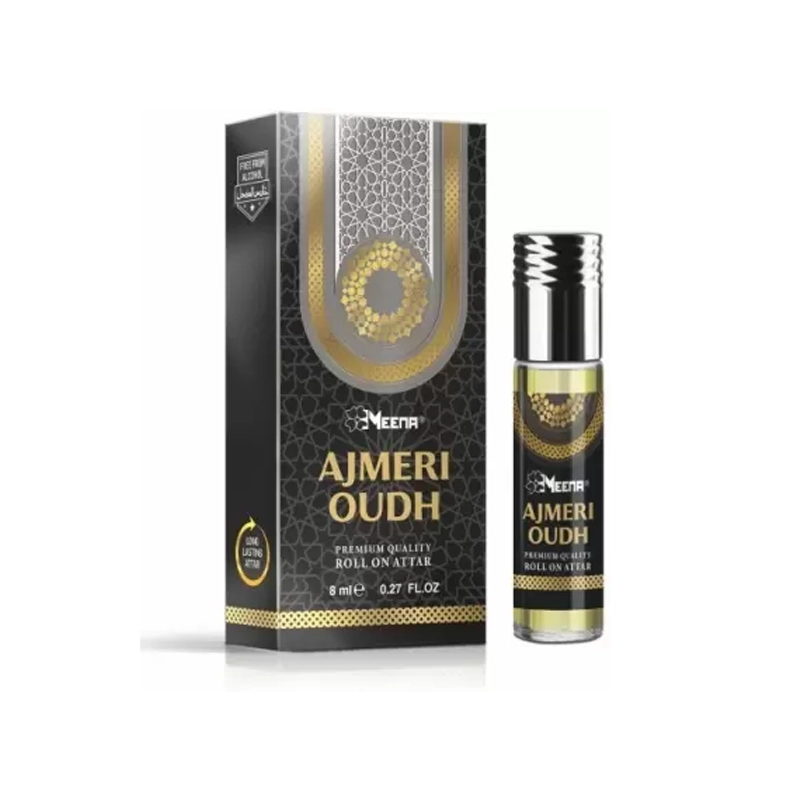 Meena Ajmeri Oudh Premium Quality Roll On Attar 8Ml