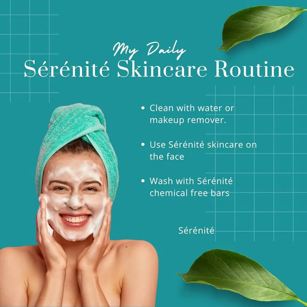 Serenite Skincare By Help Ladder Shea Butter Luxury Beauty Bar Lavender Fragrance 100Gm