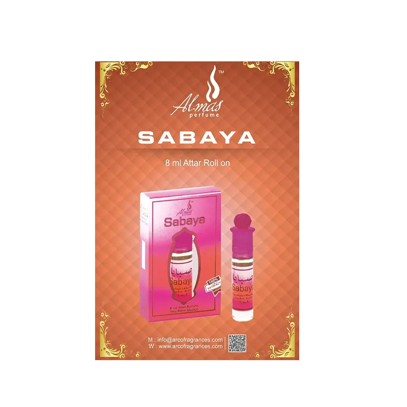 Almas Sabaya Attar Roll On 8Ml