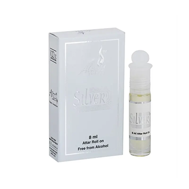 Almas Silver Attar Roll On 8Ml