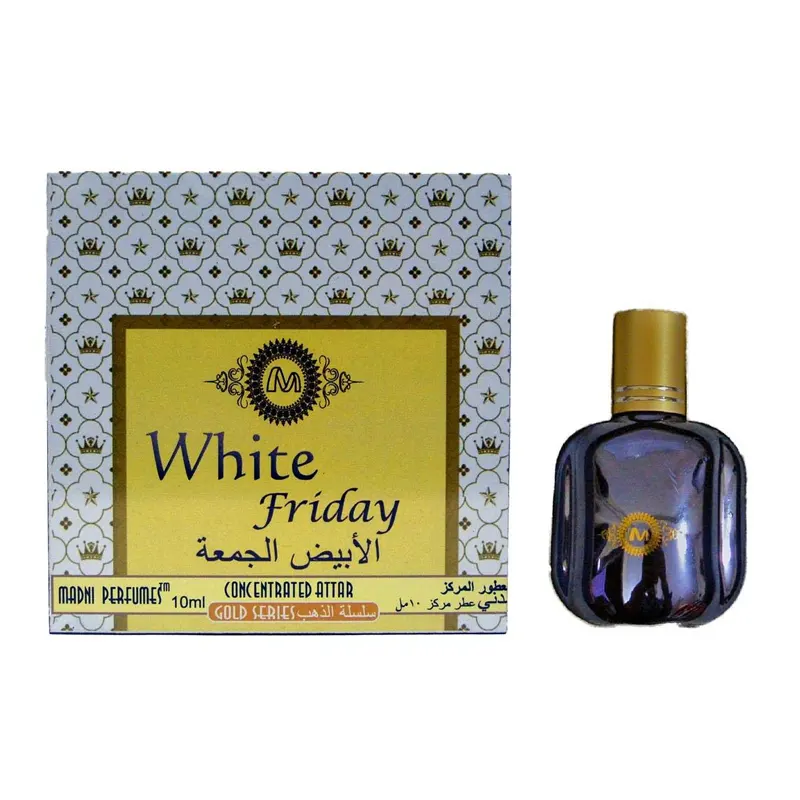 Madni Perfumes White Friday Concentrated Attar 10Ml