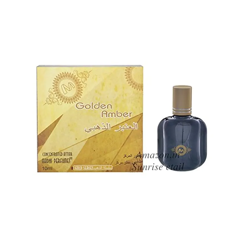 Madni Perfumes Golden Amber Concentrated Attar 10Ml