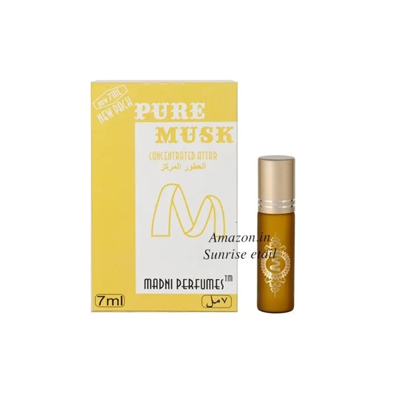 Madni Perfumes Pure Musk Concentrated Attar 7Ml