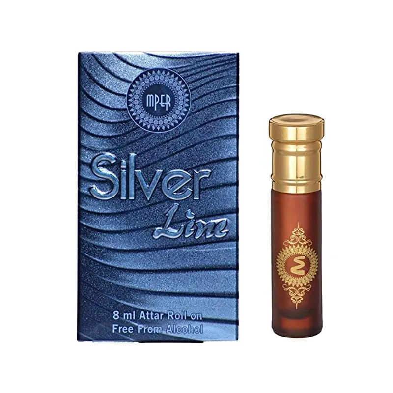 Madni Perfumes Silver Line Attar Roll On 8Ml