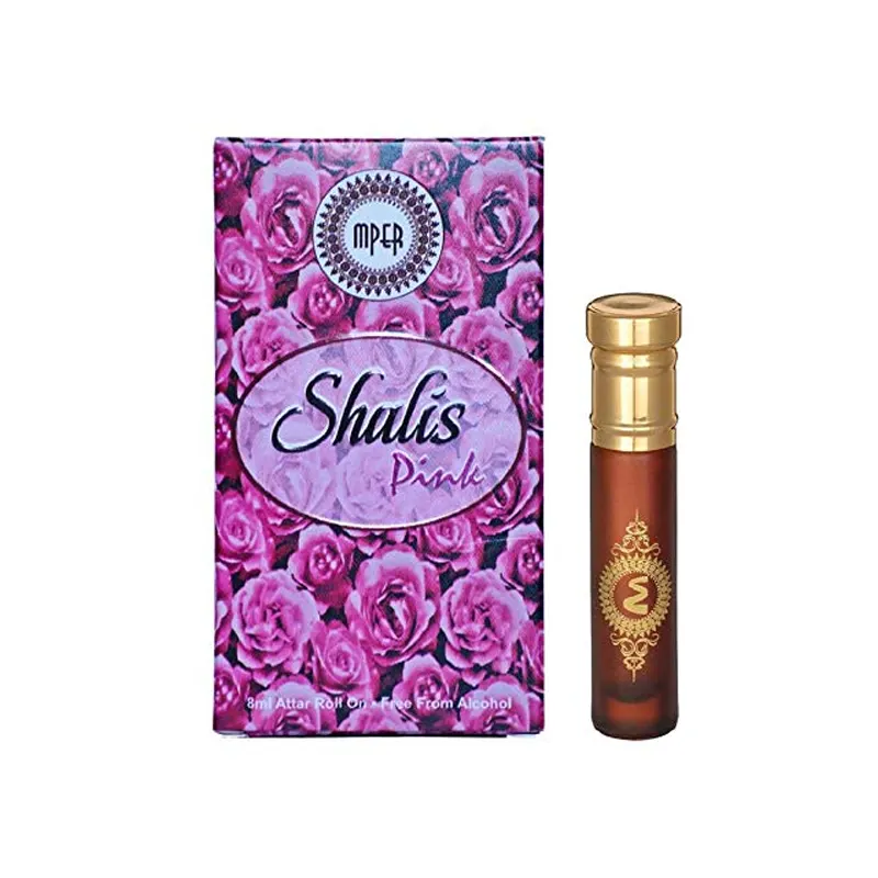 Madni Perfumes Shalis Pink Attar Roll On 8Ml