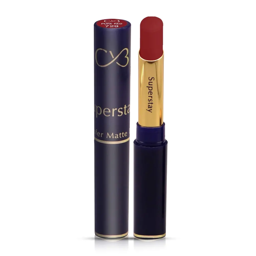 Cvb Super Stay Transfer Matte Lipstick 729 Pure Red 3.5G
