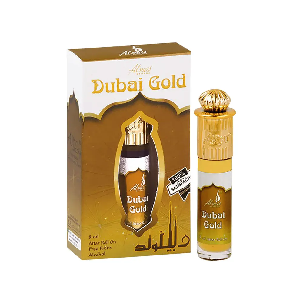 Almas Perfume Dubai Gold Attar Roll On 8Ml