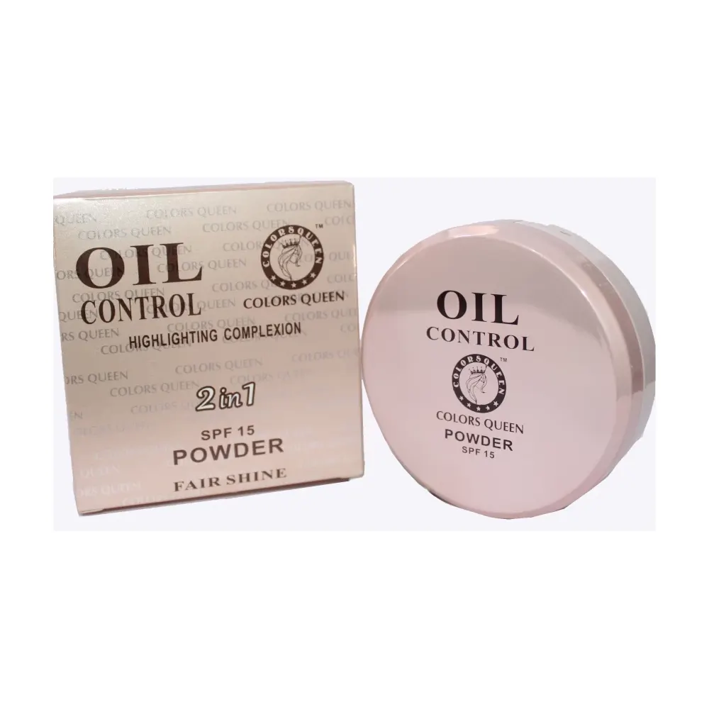 Colors Queen Oil Control 2 In 1 Spf 15 Powder Fair Shine 04 20G