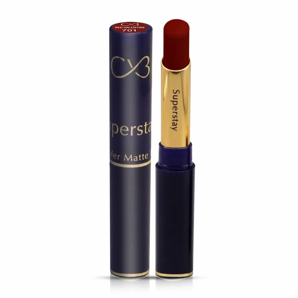 Cvb Super Stay Transfer Matte Lipstick 701 Red Valentine 3.5G