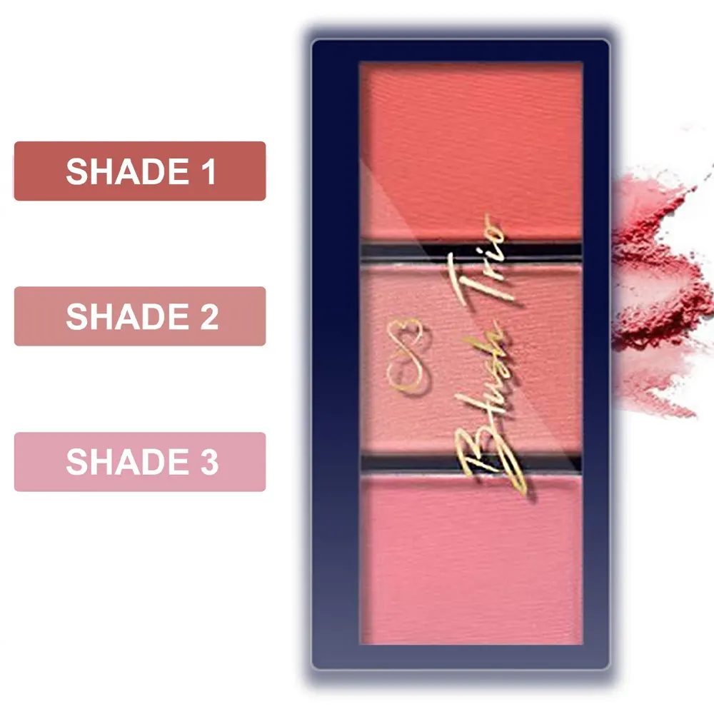 Cvb Blush Trio 2 Colors Blush 15G