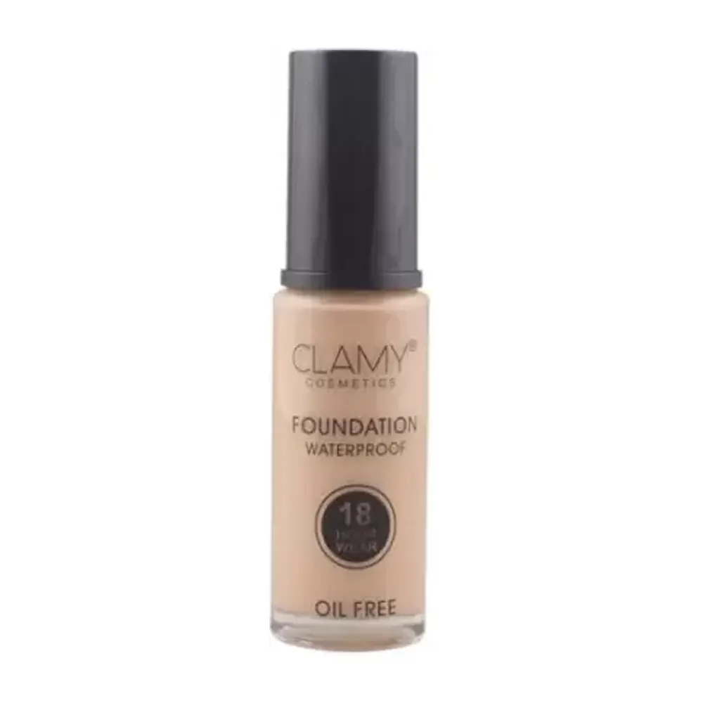 Clamy Oil Free Foundation 18 Hours Wear Water Proof 2 30Ml