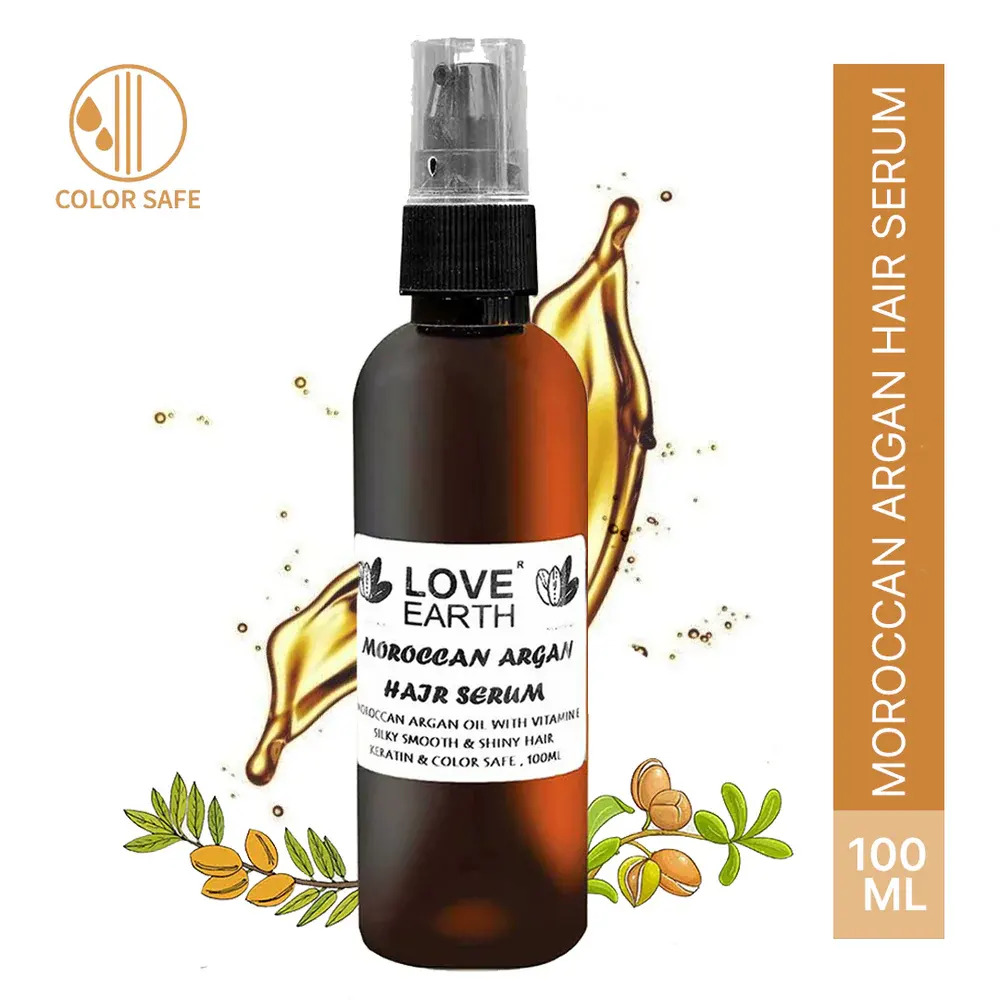 Love Earth Moroccan Argan Hair Serum 100Ml