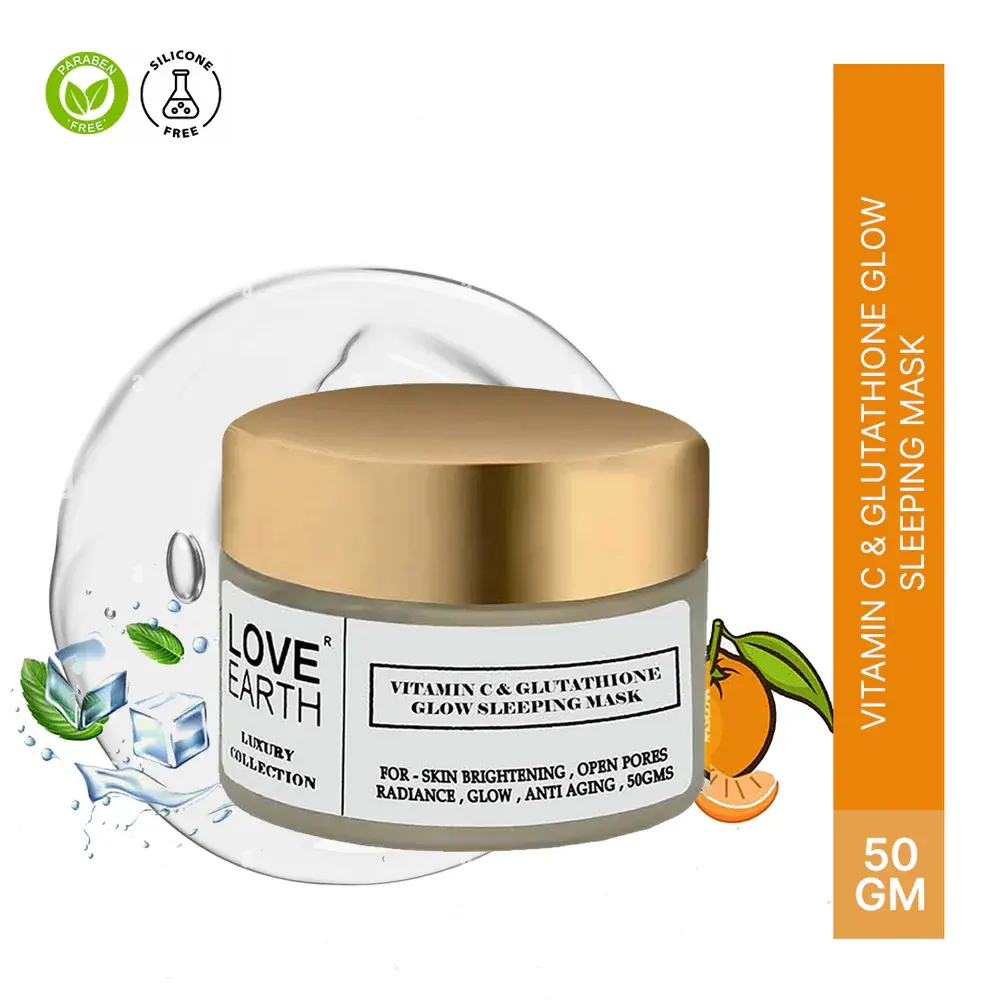 Love Earth Vitamin C & Glutathione Glow Sleeping Mask 50G