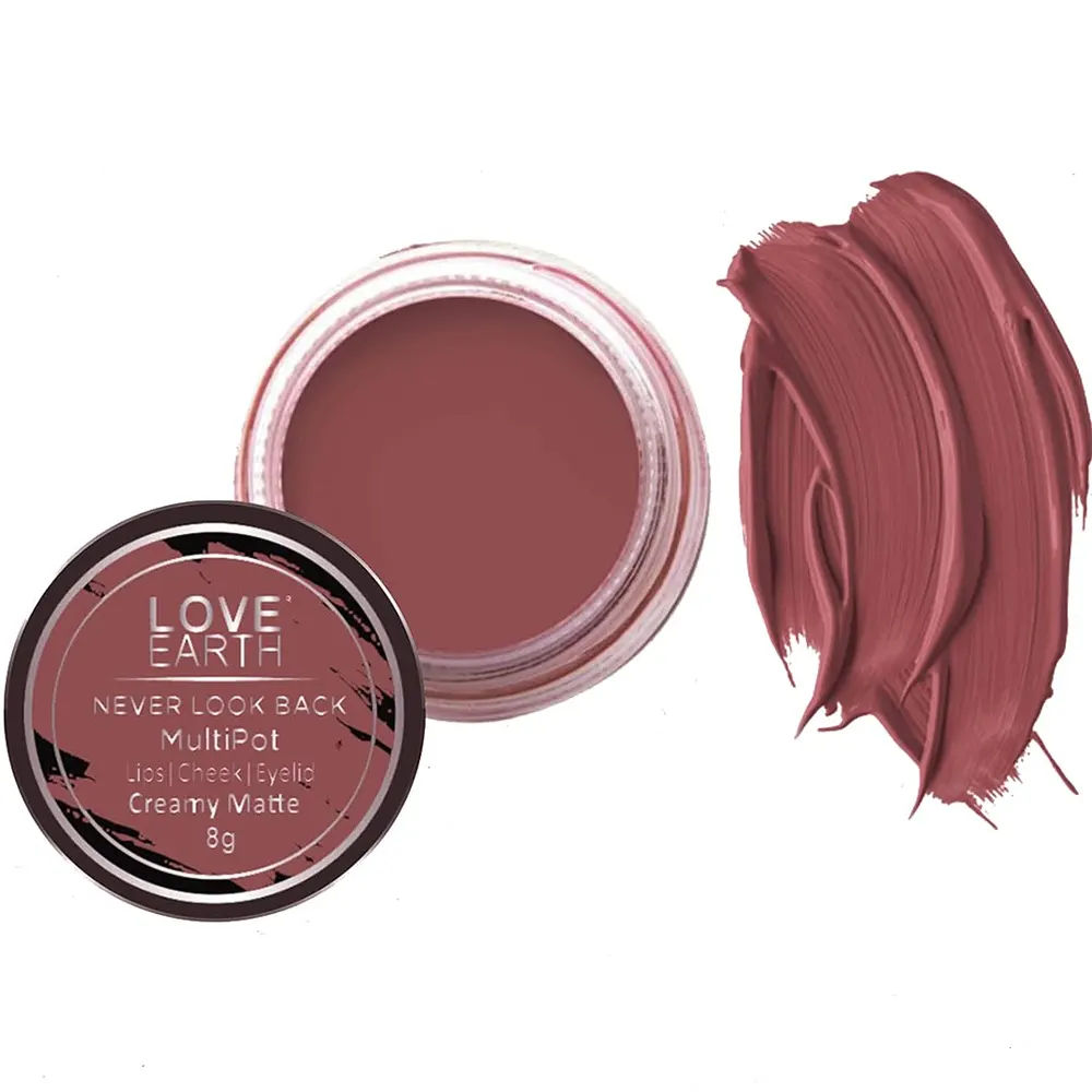 Love Earth Never Look Back Multi Pot Lips Cheek Eyelid Creamy Matte 8G