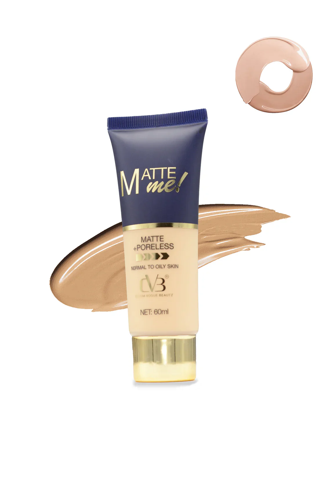 Cvb Matte + Pore Less Normal To Oily Skin 04 60Ml