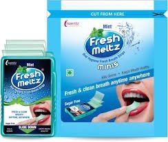 Inventz Fresh Meltz Mint Sugar Free Oral Hygine Fresh Breath Strips 25N