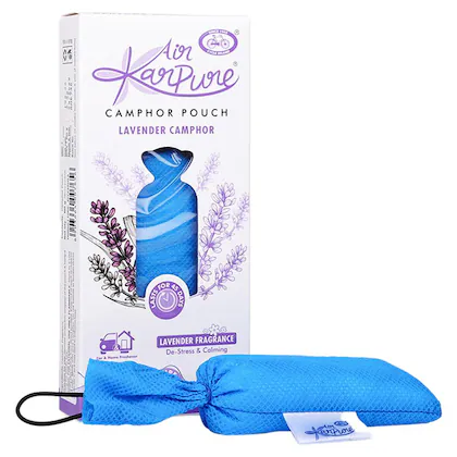 Air Karpure Camphor Pouch Lavender Camphor Lavender Fragrance De-Stress &Amp; Calming 60Gm