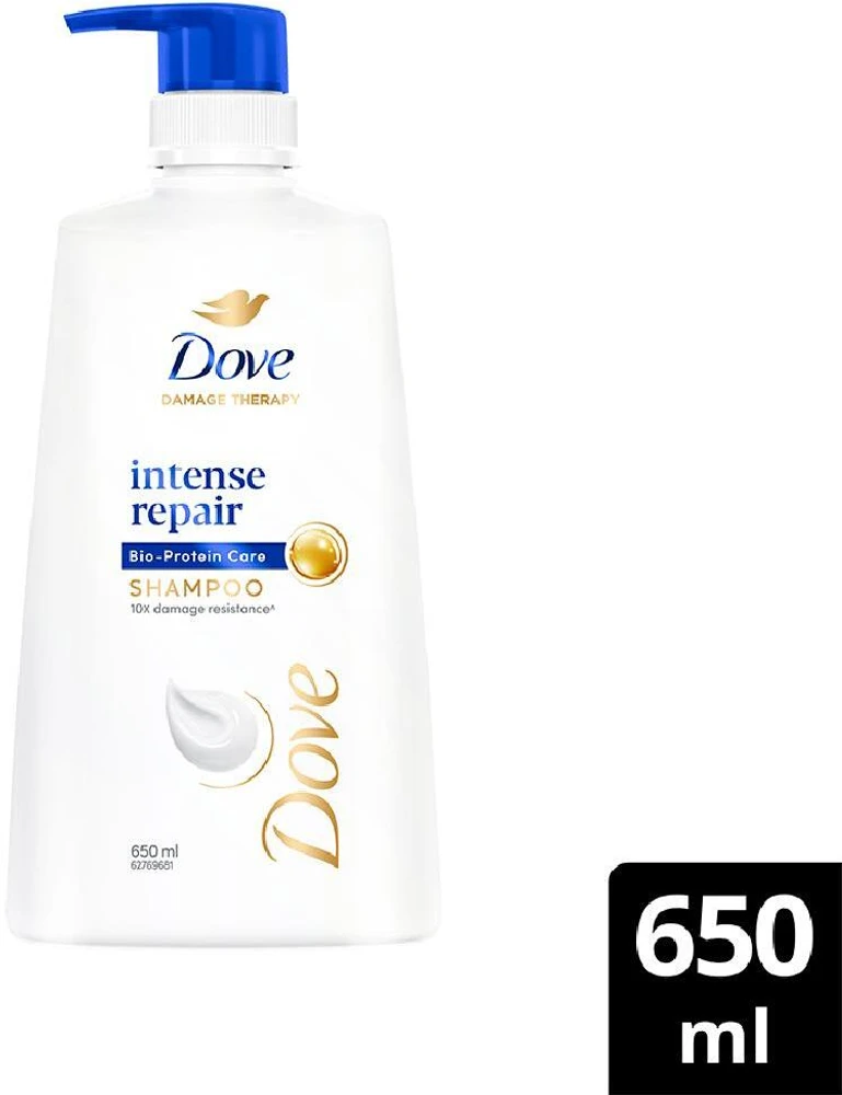 Dove Intense Repair Shampoo For Damaged Hair 650Ml