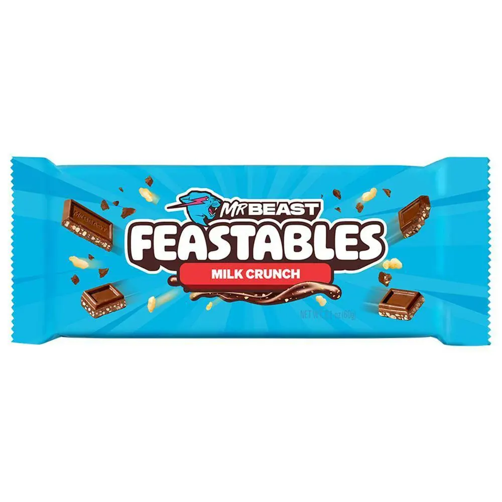 Mr Beast Feastables Milk Crunch Chocolate 60G