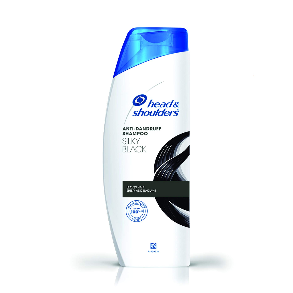 Head & Shoulders Anti Dandruff Shampoo Silky Black Restores Shine Repairs Length Up To 100% Dandruff Protection 72Ml