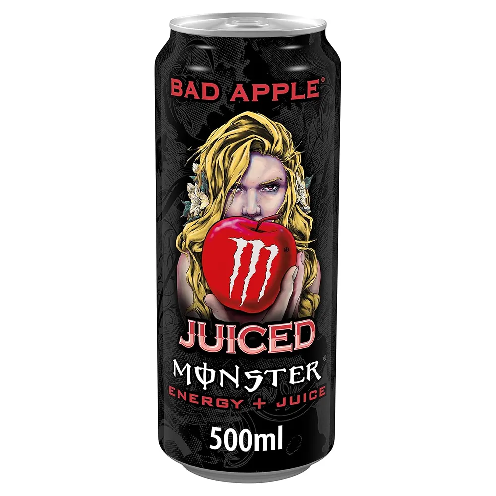 Monster Juiced Bad Apple Energy +Juice 500Ml