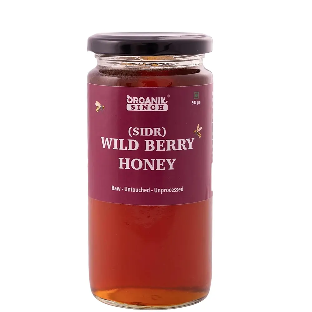 Organik Singh (Sidr)Wild Berry Honey Raw - Untouched - Unprocessed  500G