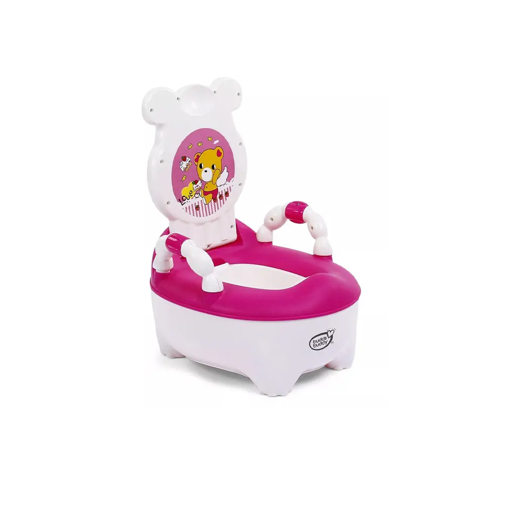 Budds Buddy Cow Baby Potty Seat With Handle Bb8004 1N