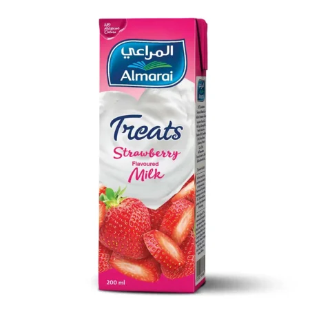 ALMARAI TREATS STRAWBERRY FLAVOURED MILK 200ML