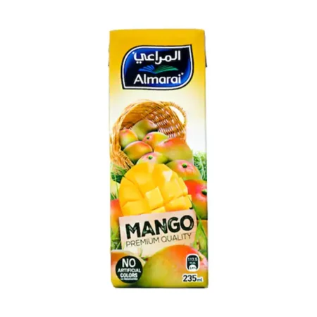 ALMARAI MANGO PREMIUM QUALITY DRINK NO ARTIFICIAL COLORS 235ML