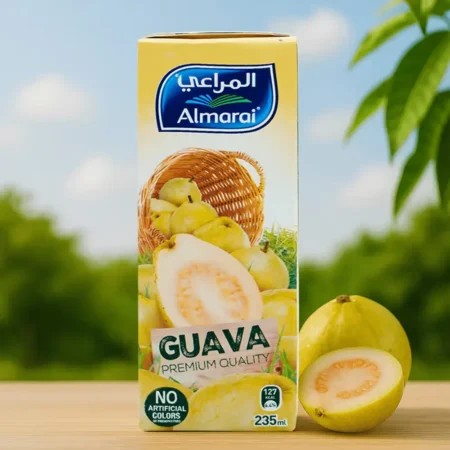 ALMARAI GUAVA PREMIUM QUALITY DRINK NO ARTIFICIAL COLORS 235ML