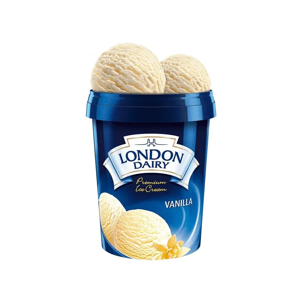 London Dairy Premium Ice Cream Vanilla 500Ml