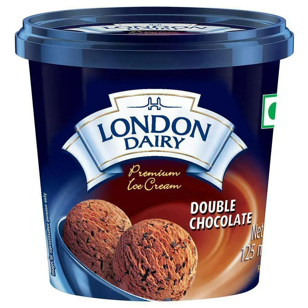 London Dairy Premium Ice Cream Double Chocolate 125Ml