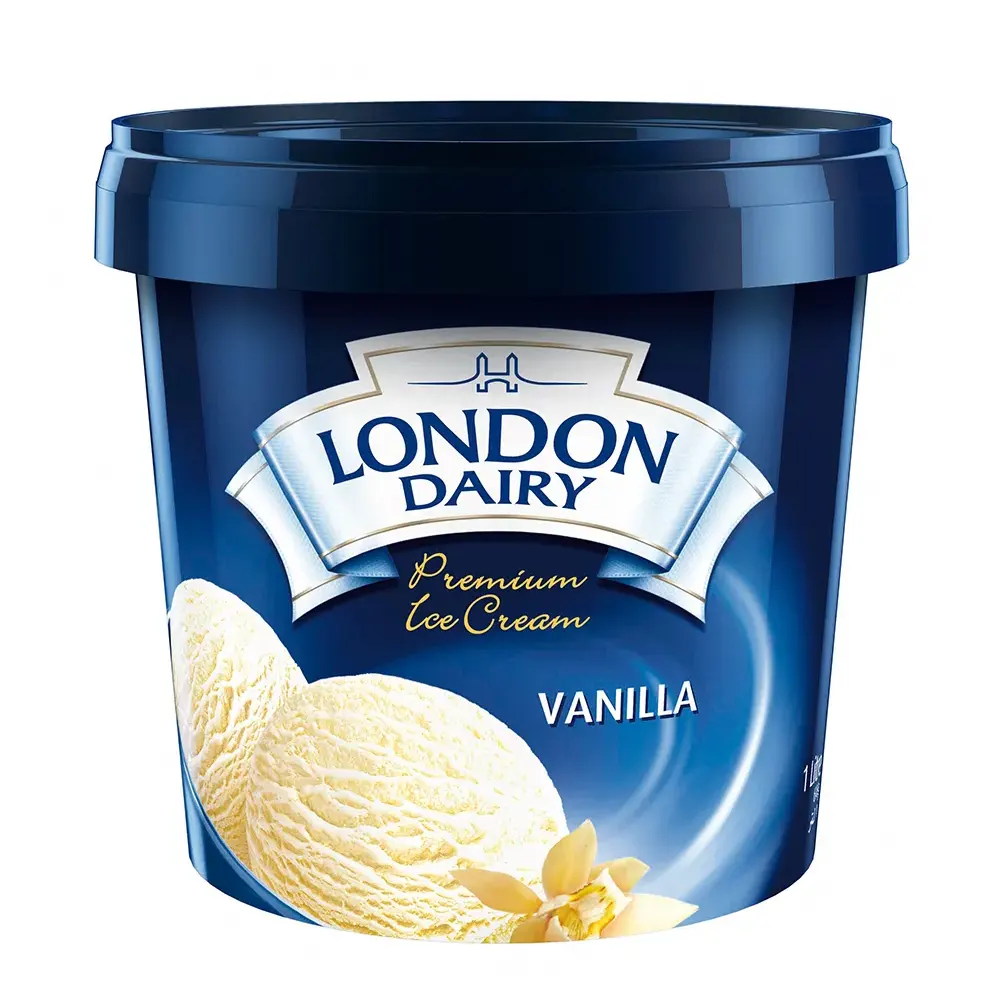 London Dairy Vanilla Premium Ice Cream 1Ltr