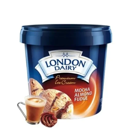 LONDON DAIRY MOCHA ALMOND FUDGE 1L