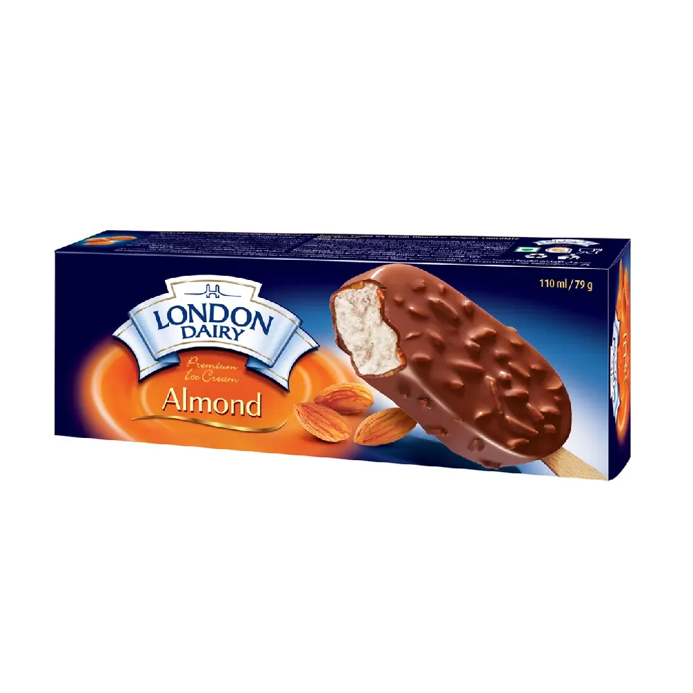 London Dairy Premium Ice Cream Almond 110/100Ml