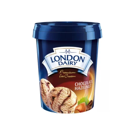 LONDON DAIRY PREMIUM ICE CREAM CHOCO HAZELNUT 500G