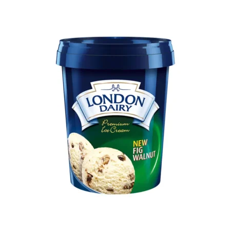 LONDON DAIRY PREMIUM ICE CREAM FIG WALNUT 500ML