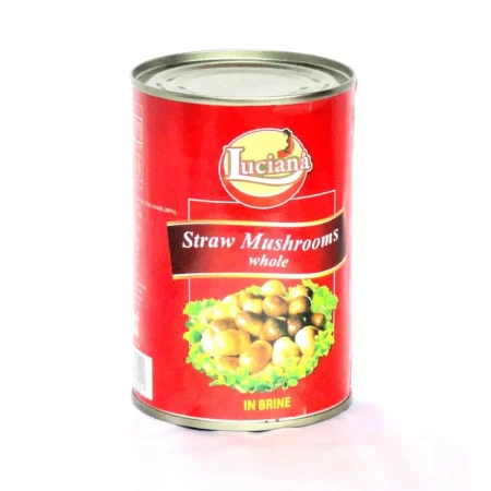 Luciana Straw Mushrooms Whole In Brine 400G
