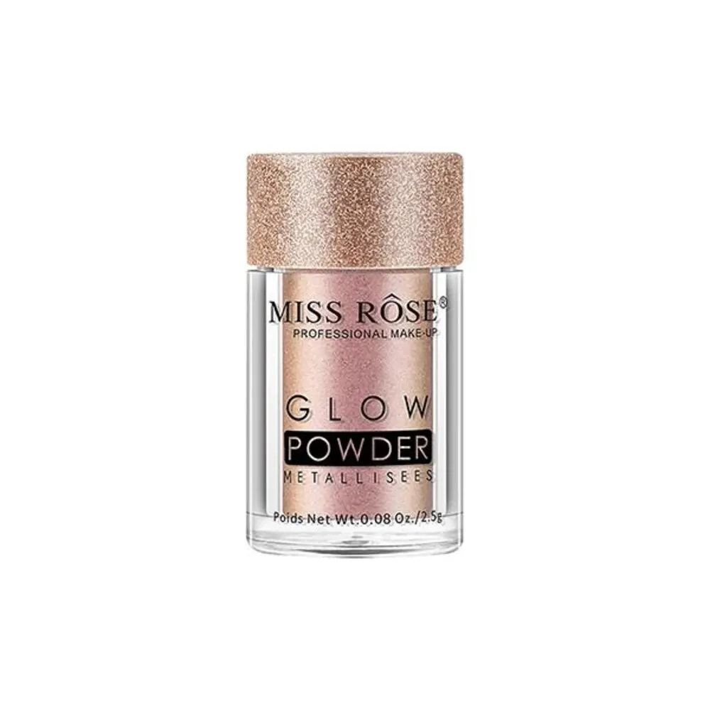 Miss Rose Professional Makeup Glow Powder Metallisees 2 Sparking 7001-010M2 2.5G