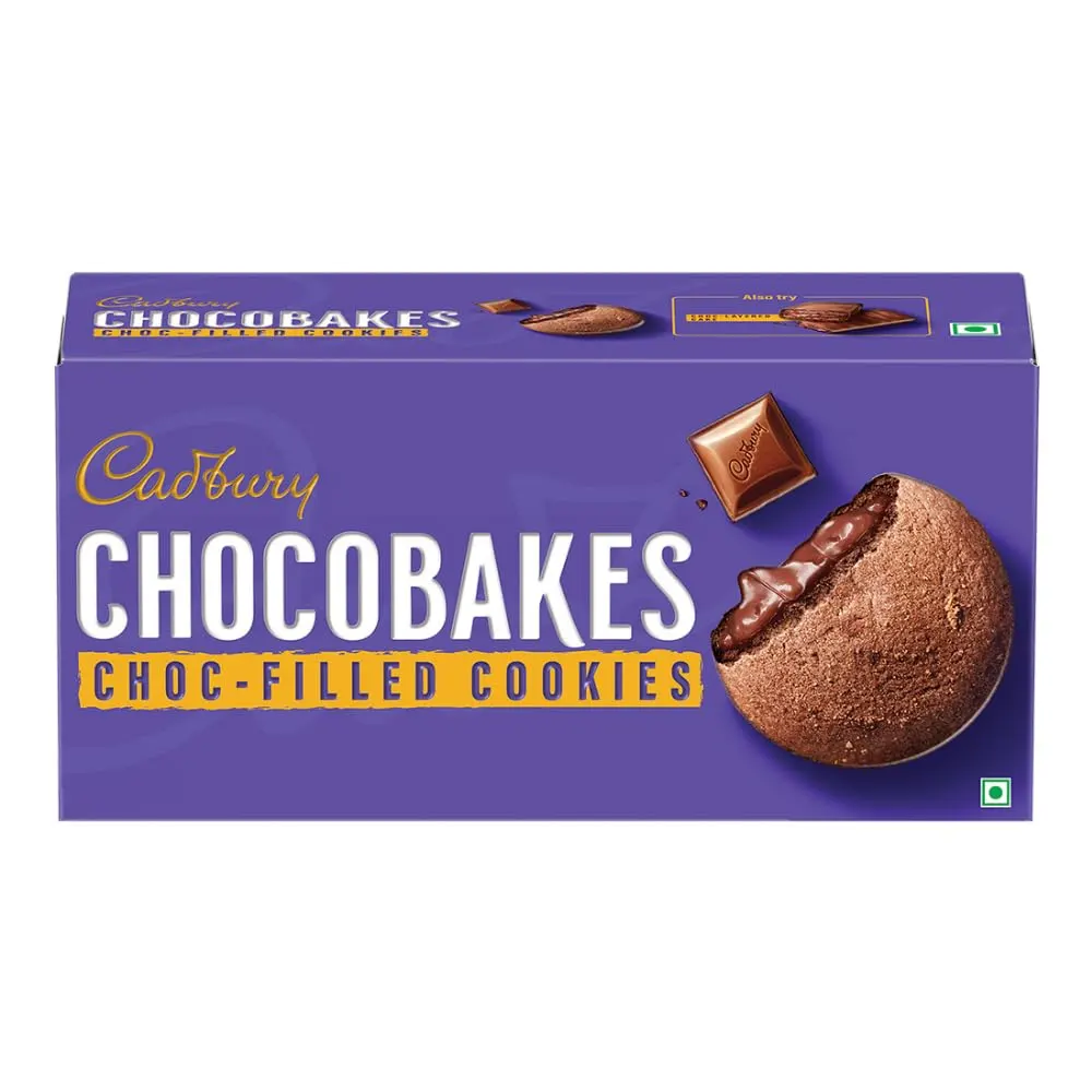 Cadbury Choco Bakes Choc Filled Cookies 12X18G=216G