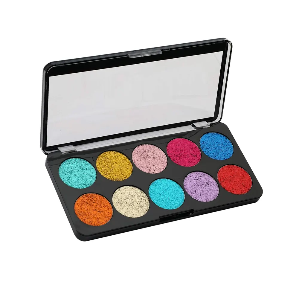 Huda Beauty 10 Ultra Pigmented Glitter Shadows 10N