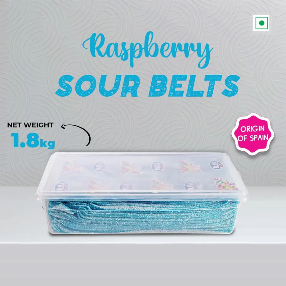 Fini Raspberry Belts Assorted Pack 225G X 8G=1800G