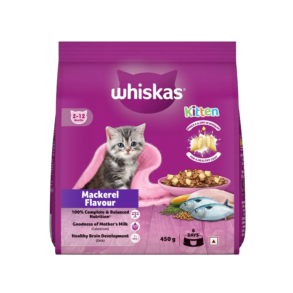 Whiskas Junior 2-12 Months Mackerel Flavour 80G