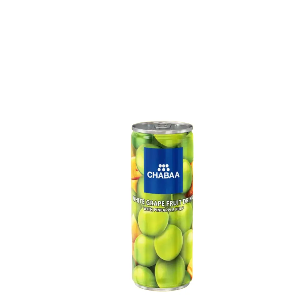 Chabaa White Grape Fruit With Pineapple Pulp 230Ml