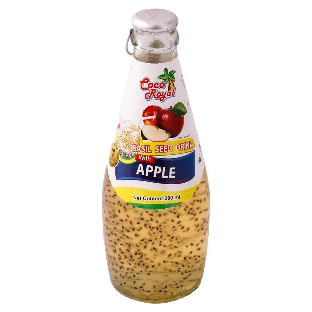 Coco Royal Basil Seed Drink With Apple Net 290Ml