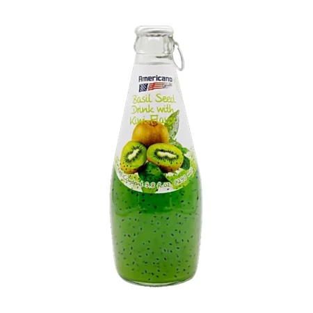Americano Drinks Basil Seed Drink With Kiwi Flavour 290Ml