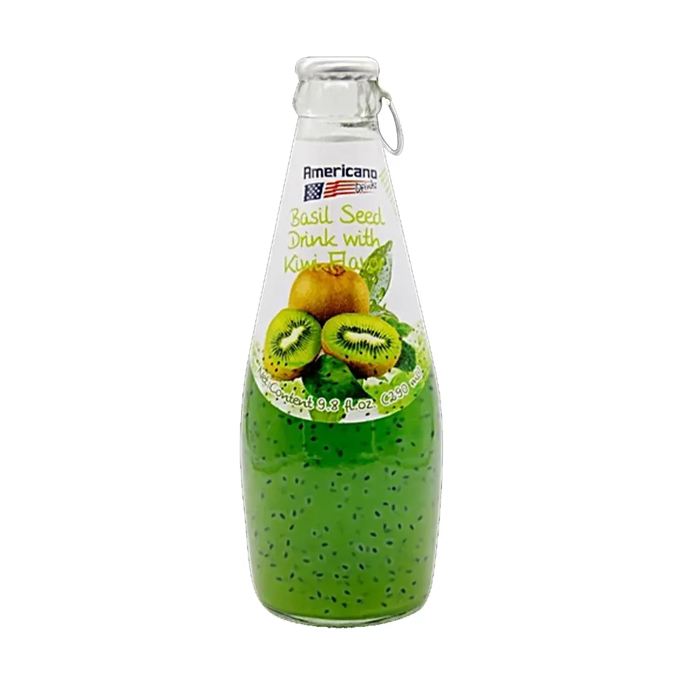 Americano Drinks Basil Seed Drink With Kiwi Flavour 290Ml